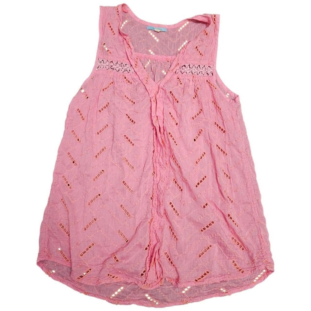 Anthropologie Leifnotes Silk Cut Out Tank US 2
